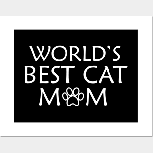 Cat Mom - World's best cat mom Posters and Art